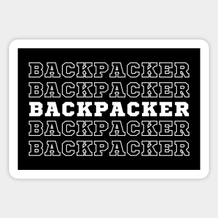 Backpacker. Magnet